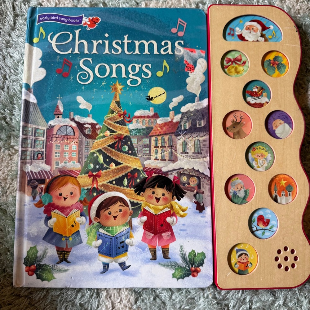 Christmas Songs musical children's picture book by Katya Longhil